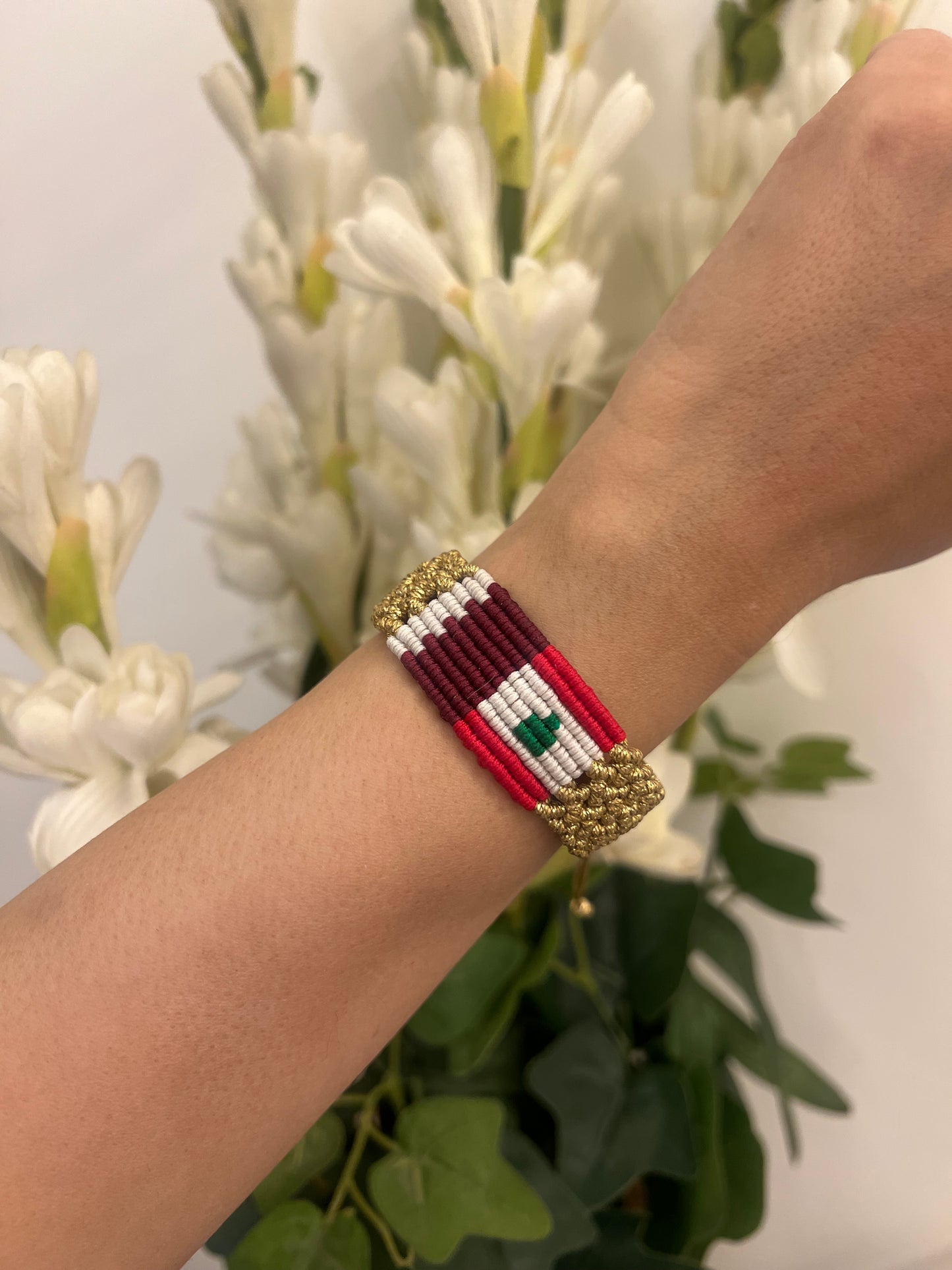 Handmade flag silk