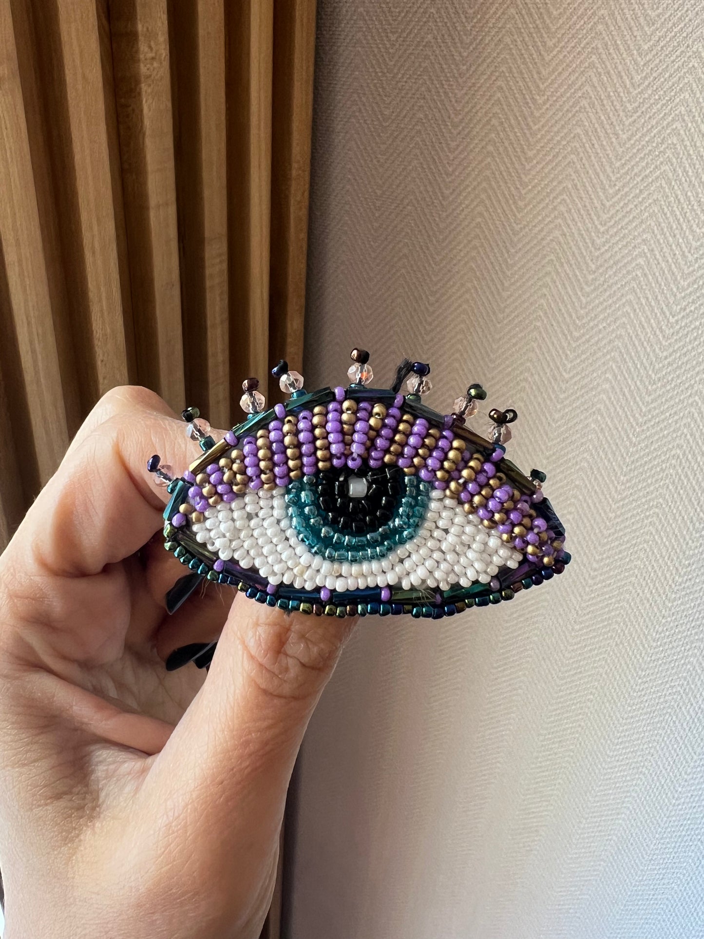 Eye brooch