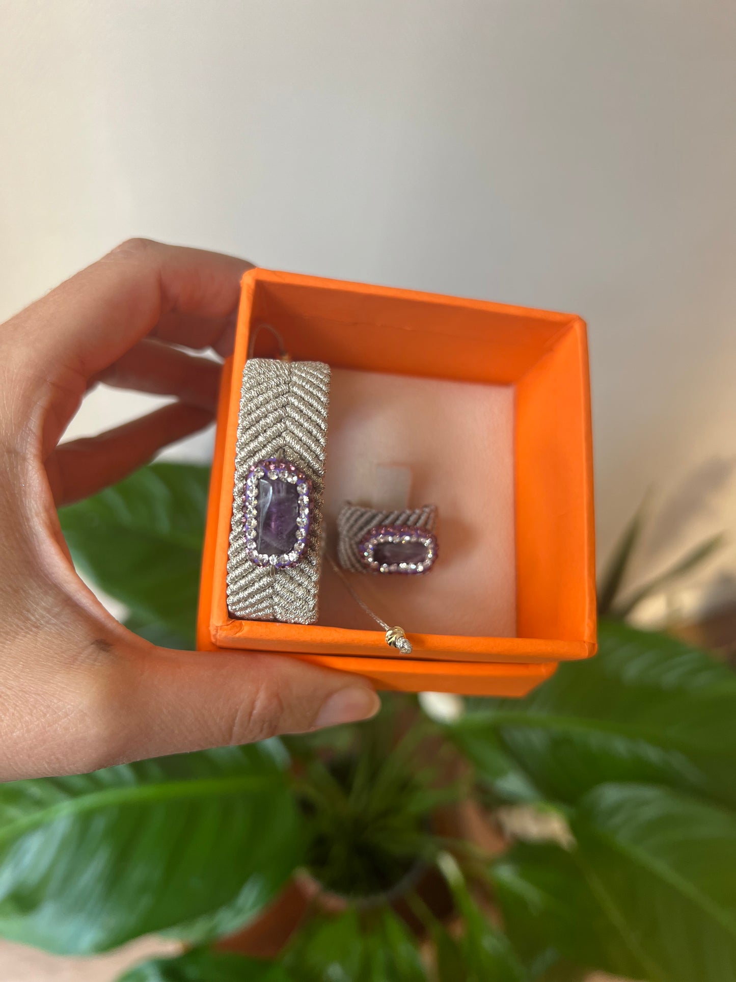 Swarovski bracelet & ring