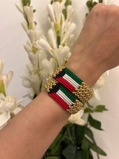 Handmade flag silk