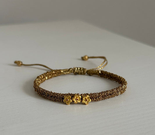 Golden Blossom Bracelet