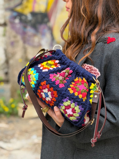 Bloom Crochet Crossbody Bag