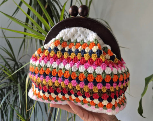 Rainbow bloom bag