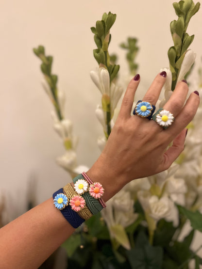 Flower bracelets