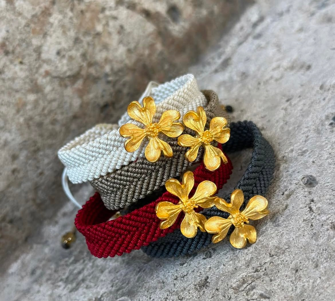 Golden Flower bracelet