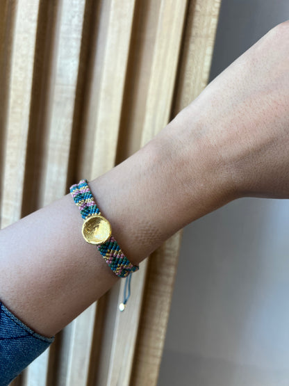 Colorful Gold Circle