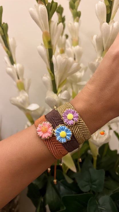 Flower bracelets