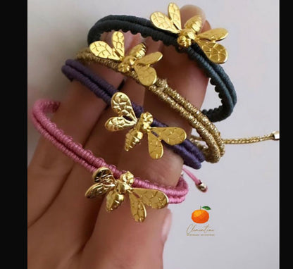 Bee Bracelet - Thin Band