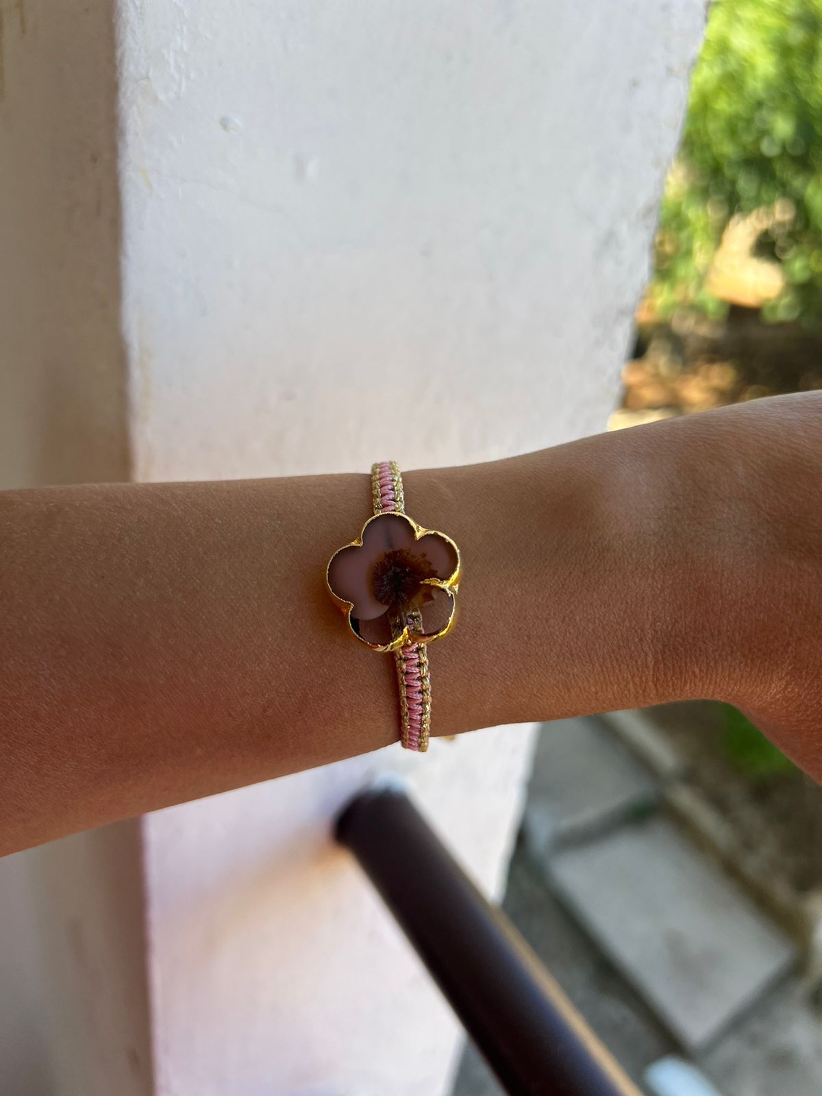 Big Flower Bracelet - Thin band