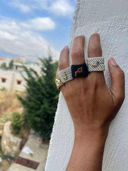 Arabic Letter Ring