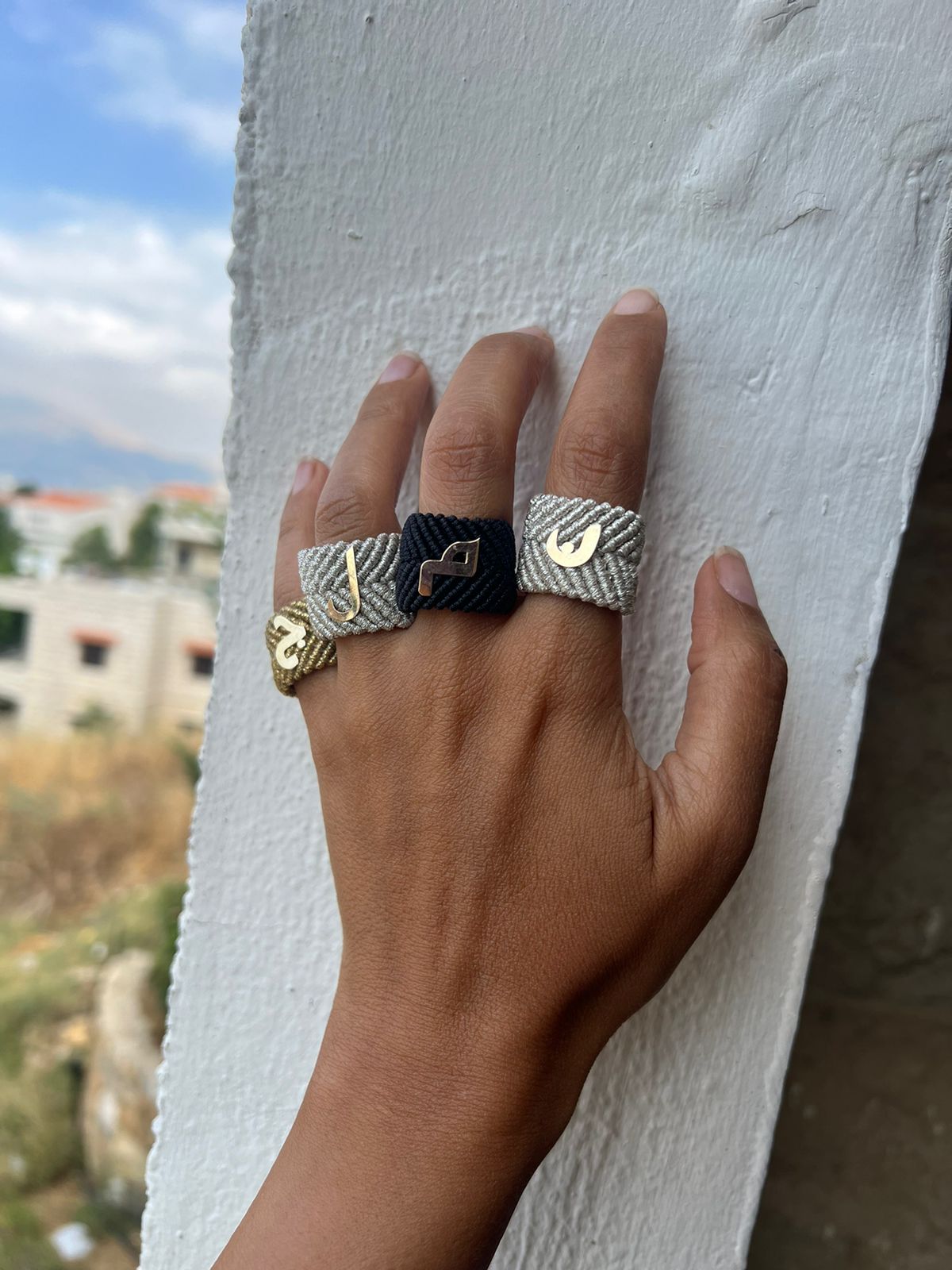 Arabic Letter Ring