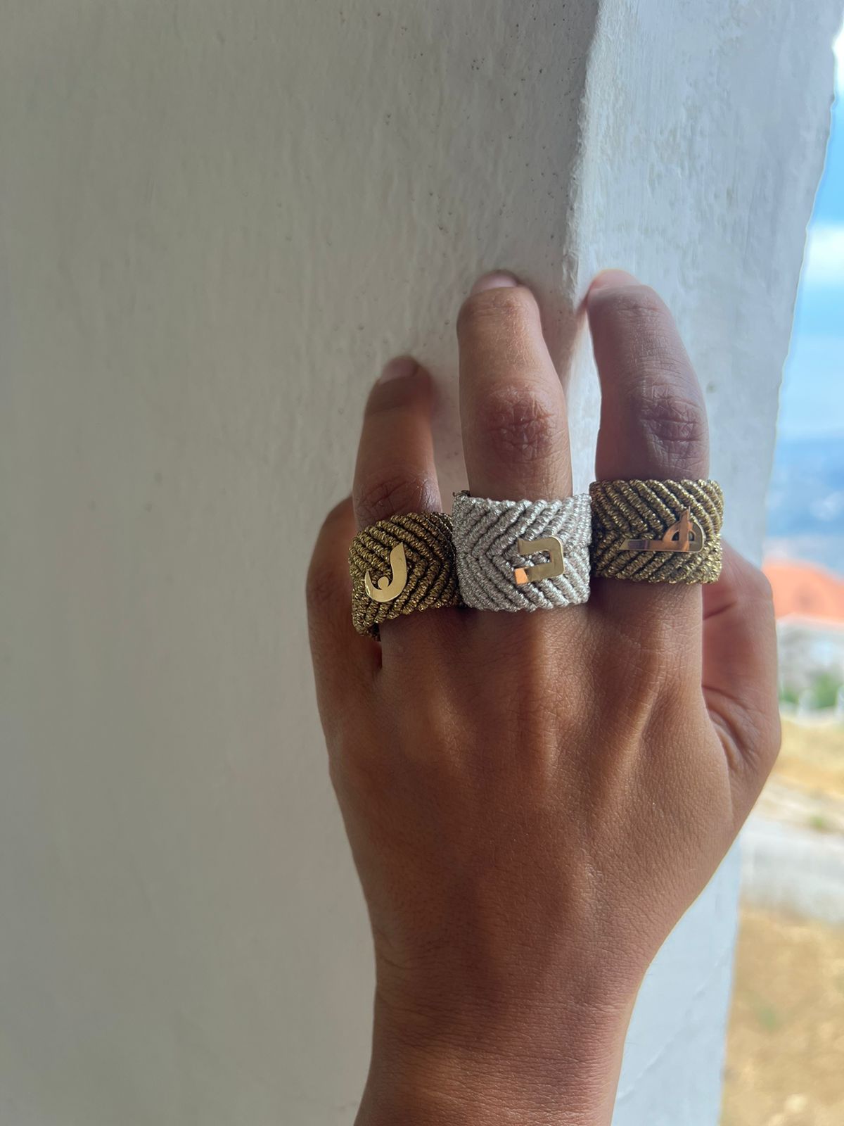 Arabic Letter Ring