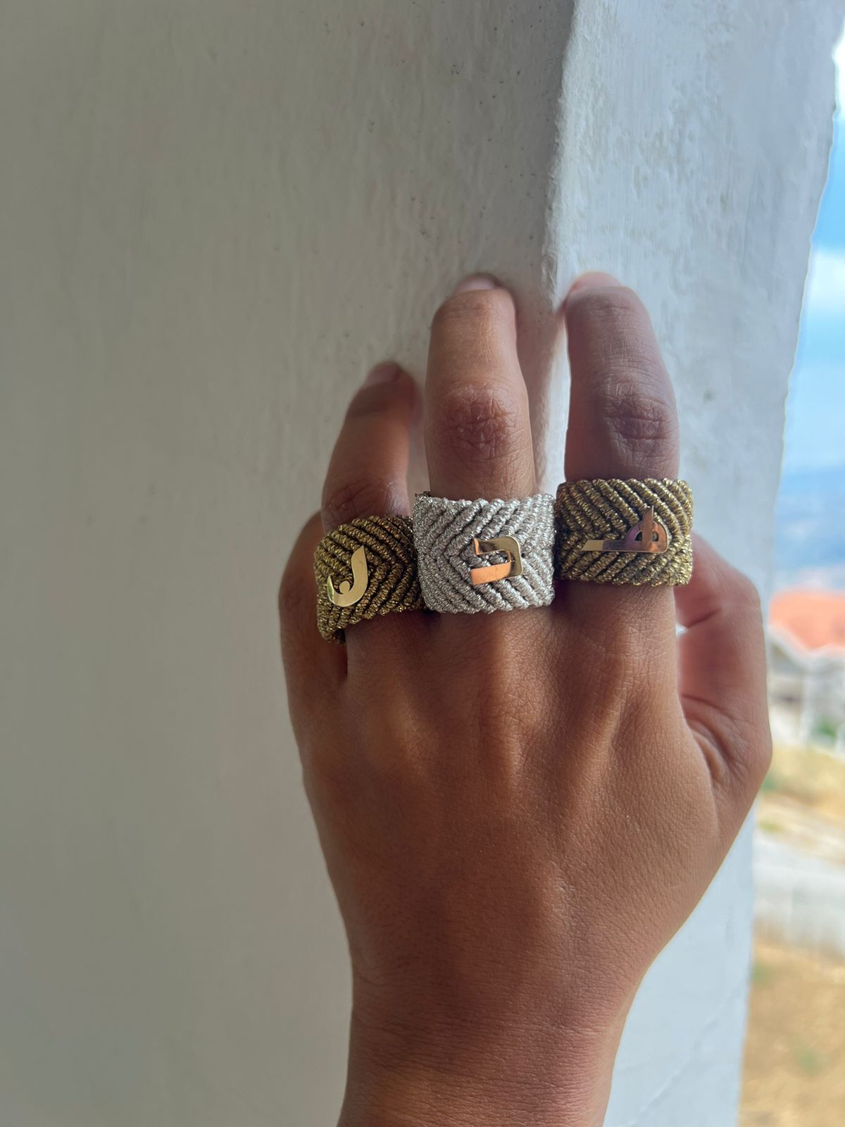 Arabic Letter Ring