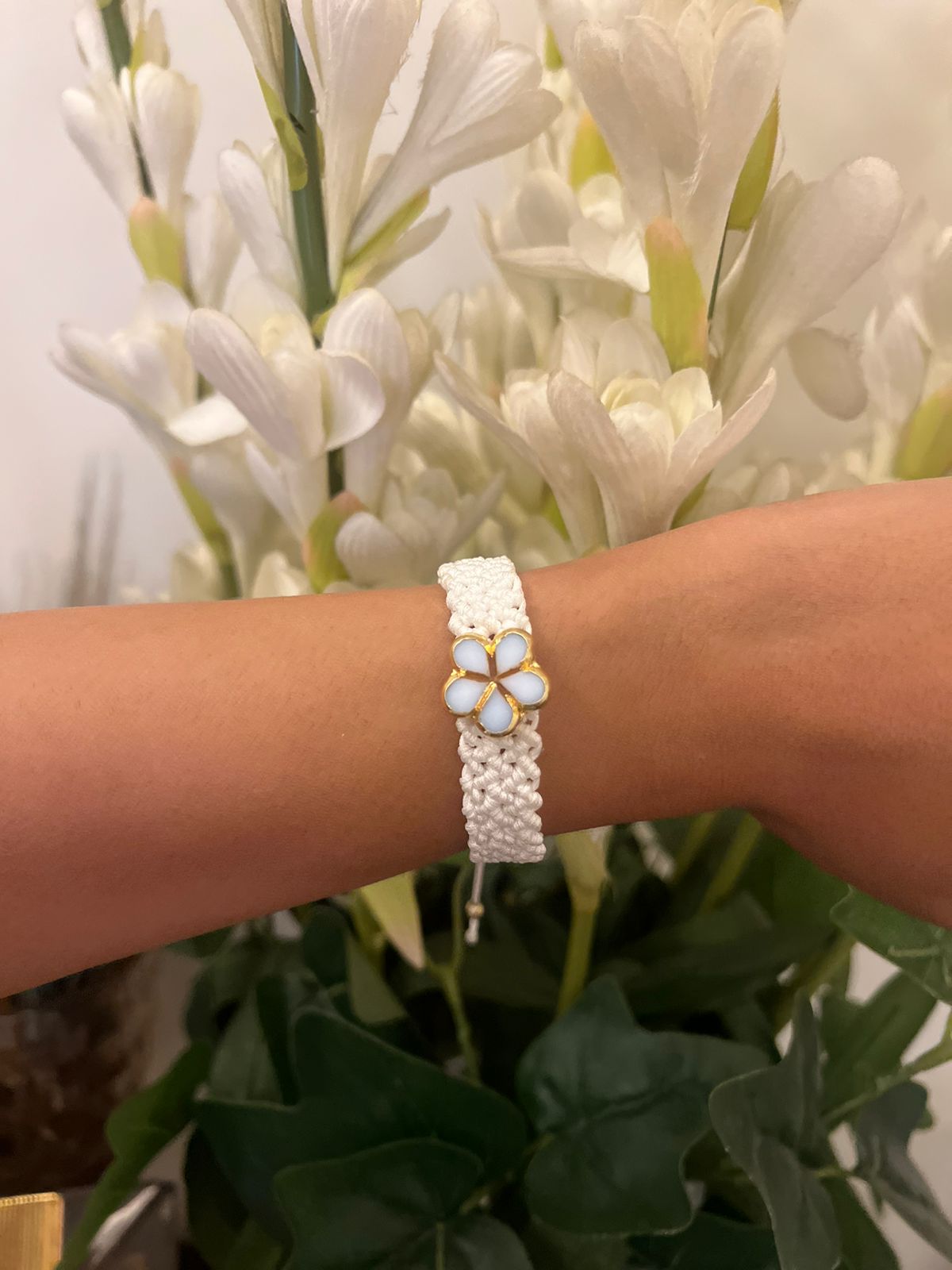 Crystal Flower Bracelet - Medium