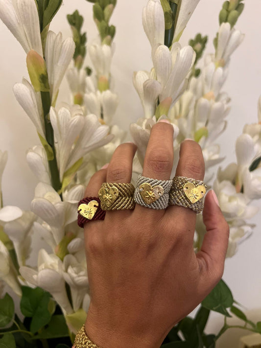 Golden Heart Ring