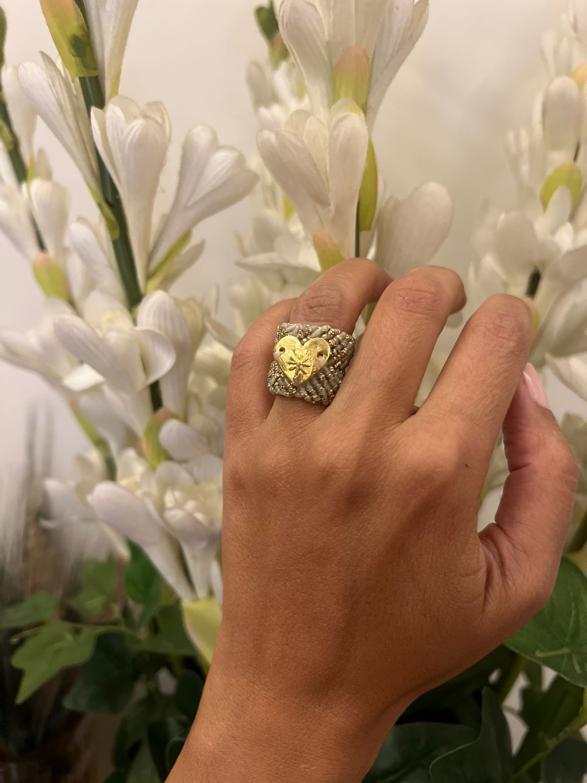 Golden Heart Ring