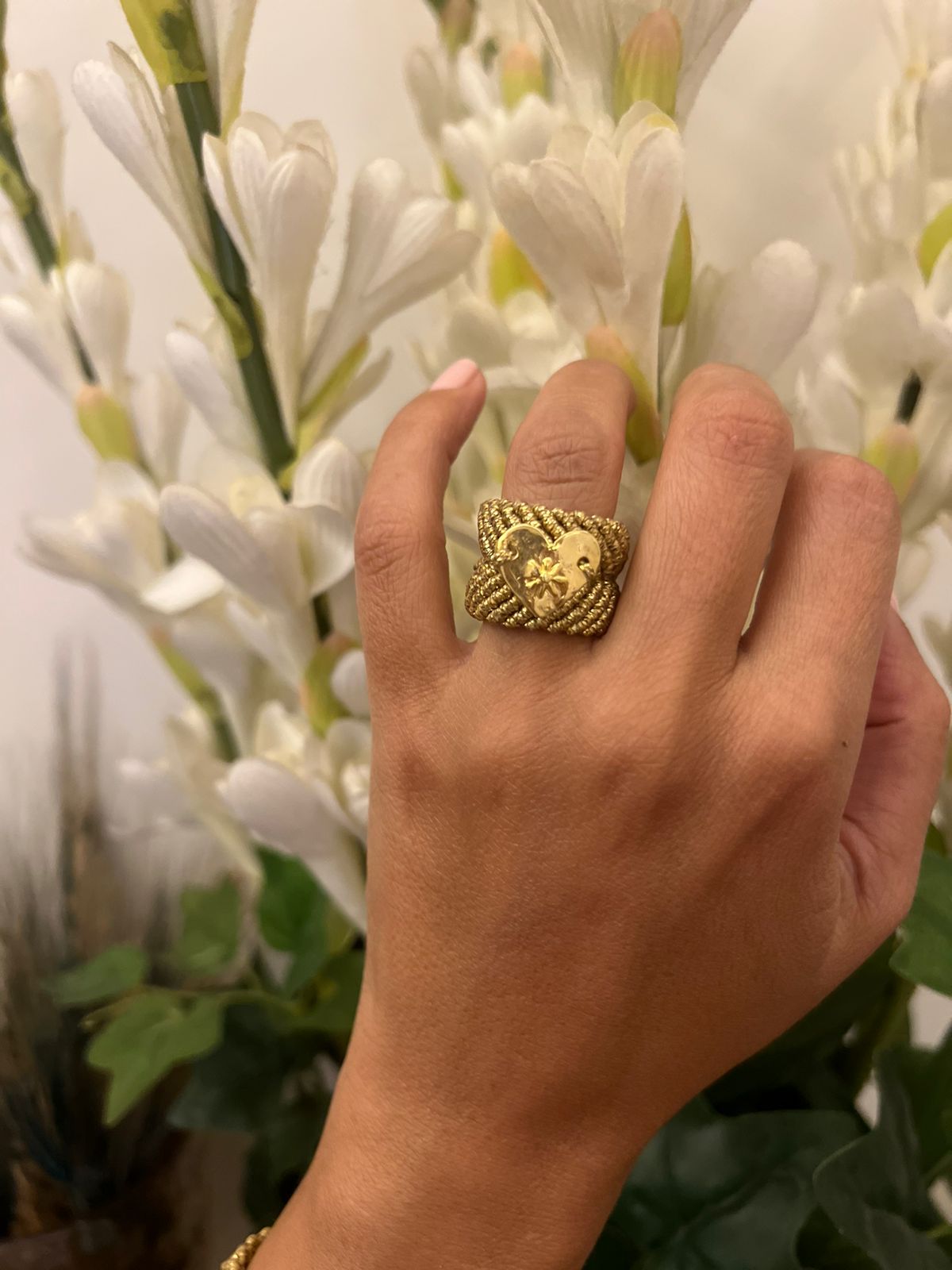 Golden Heart Ring